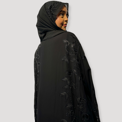 Single chiffon  abaya